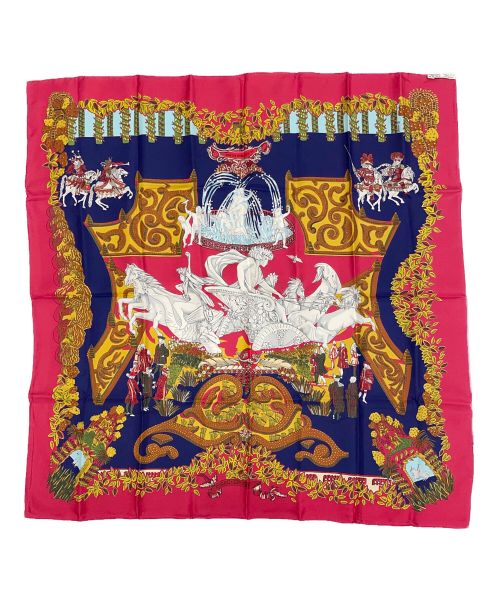 HERMES（エルメス）HERMES (エルメス) スカーフ レッドの古着・服飾アイテム