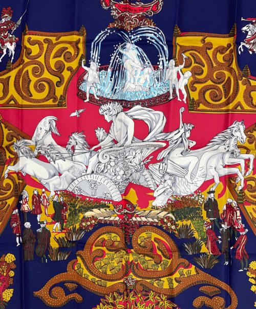 HERMES（エルメス）HERMES (エルメス) スカーフ レッドの古着・服飾アイテム