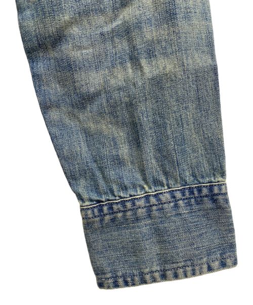RRL（ダブルアールエル）RRL (ダブルアールエル) コットンデニムワークシャツ インディゴ サイズ:1の古着・服飾アイテム