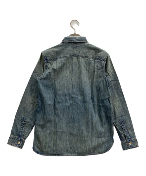 RRL（ダブルアールエル）RRL (ダブルアールエル) コットンデニムワークシャツ インディゴ サイズ:1の古着・服飾アイテム