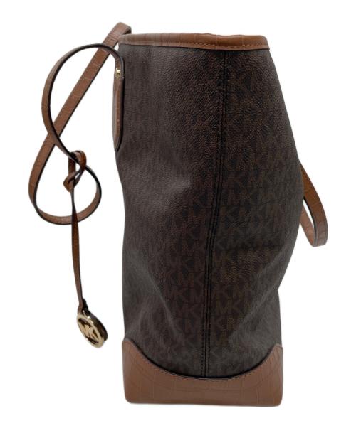 MICHAEL KORS（マイケル・コース）MICHAEL KORS (マイケル・コース) トートバッグ ブラウンの古着・服飾アイテム