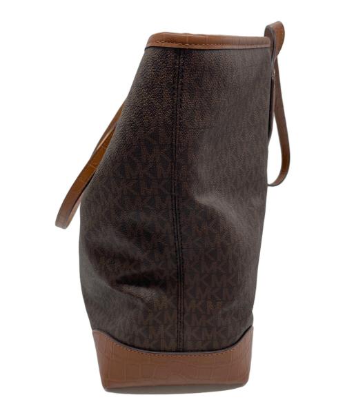 MICHAEL KORS（マイケル・コース）MICHAEL KORS (マイケル・コース) トートバッグ ブラウンの古着・服飾アイテム