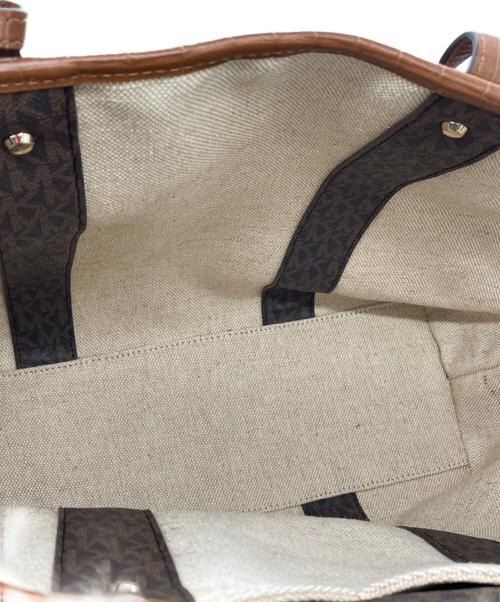 MICHAEL KORS（マイケル・コース）MICHAEL KORS (マイケル・コース) トートバッグ ブラウンの古着・服飾アイテム