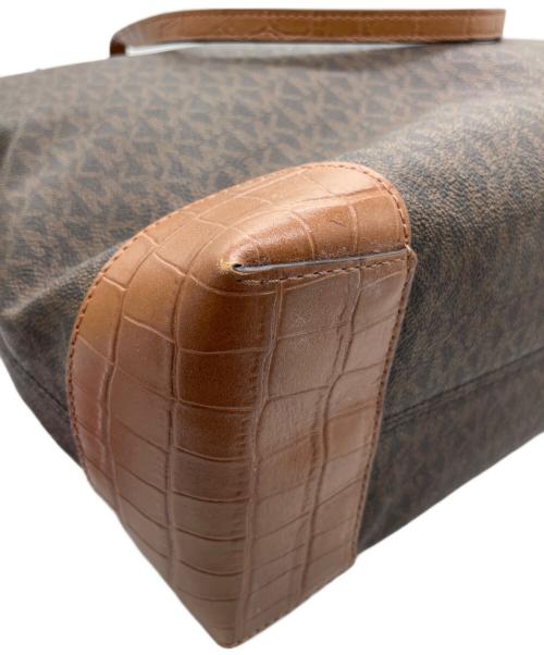 MICHAEL KORS（マイケル・コース）MICHAEL KORS (マイケル・コース) トートバッグ ブラウンの古着・服飾アイテム