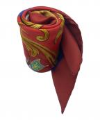 HERMESエルメス）の古着「シルクスカーフ」｜レッド