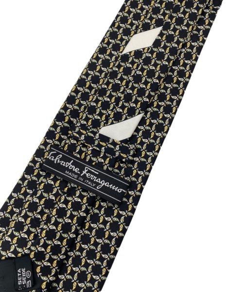 Salvatore Ferragamo（サルヴァトーレ フェラガモ）Salvatore Ferragamo (サルヴァトーレ フェラガモ) ネクタイ ブラック サイズ:FREE 未使用品の古着・服飾アイテム