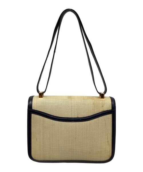 HERMES（エルメス）HERMES (エルメス) コンスタンス23 ベージュ×ネイビーの古着・服飾アイテム