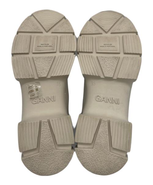GANNI（ガニー）GANNI (ガニー) ショートブーツ アイボリー サイズ:35の古着・服飾アイテム