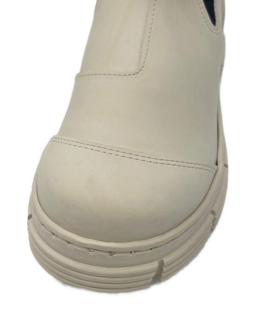 GANNI（ガニー）GANNI (ガニー) ショートブーツ アイボリー サイズ:35の古着・服飾アイテム