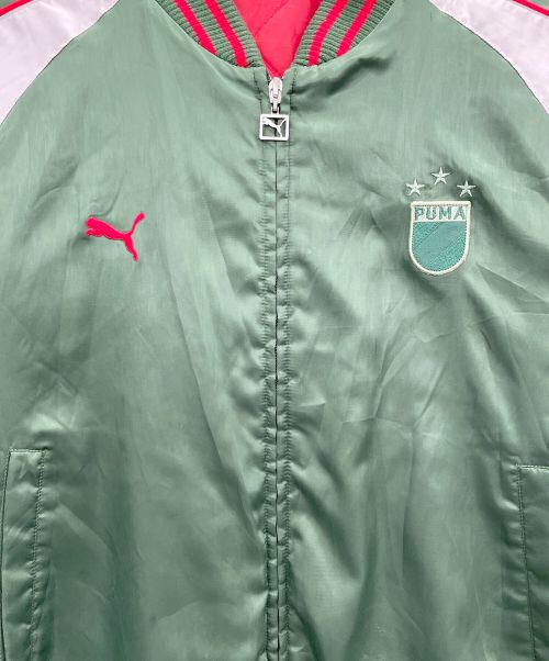 PUMA（プーマ）PUMA (プーマ) スカジャン グリーン サイズ:Mの古着・服飾アイテム