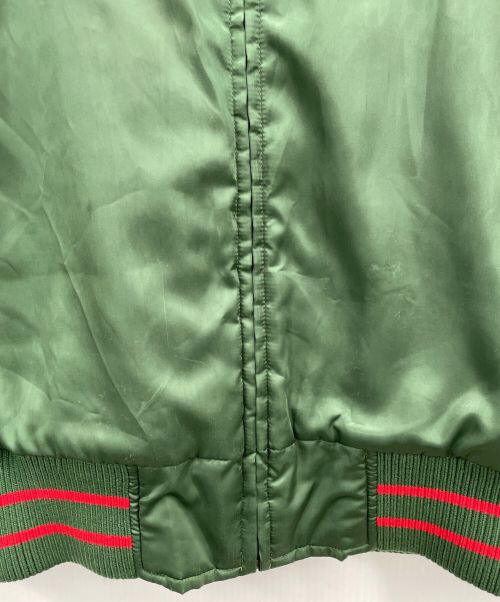 PUMA（プーマ）PUMA (プーマ) スカジャン グリーン サイズ:Mの古着・服飾アイテム