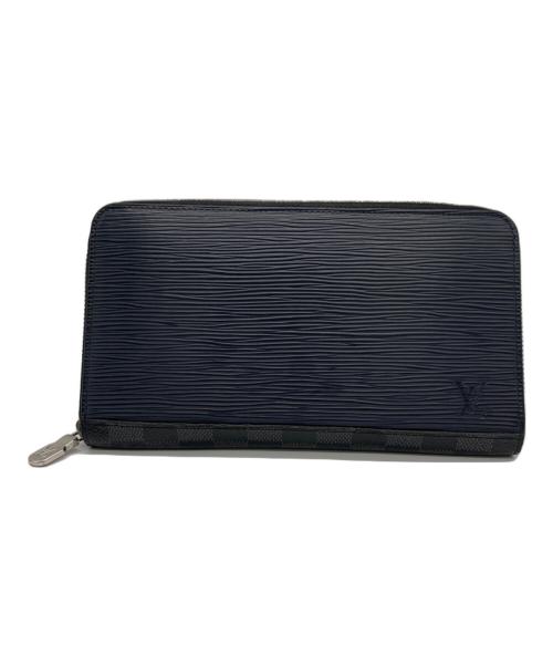 LOUIS VUITTON（ルイ ヴィトン）LOUIS VUITTON (ルイ ヴィトン) ジッピー・オーガナイザーNM エピ/ダミエグラフィット ネイビー×ブラックの古着・服飾アイテム