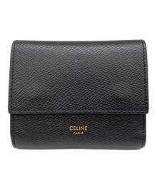 CELINE（セリーヌ）の古着「スモール トリフォールドウォレット」｜ブラック