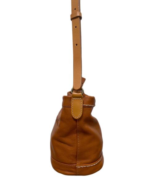 DAKOTA（ダコタ）DAKOTA (ダコタ) レザーショルダーバッグ キャメルの古着・服飾アイテム