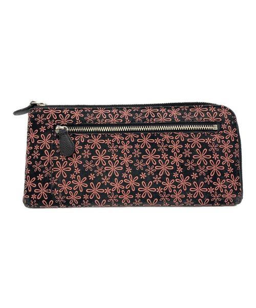 印傳屋（インデンヤ）印傳屋 (インデンヤ) 長財布 ブラックの古着・服飾アイテム