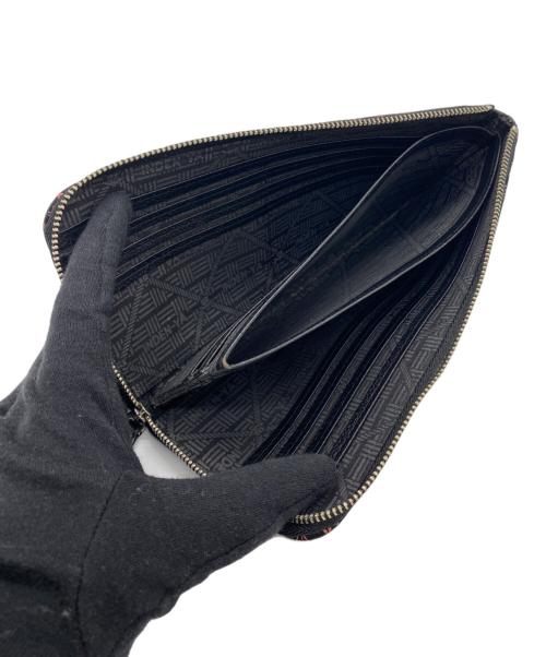 印傳屋（インデンヤ）印傳屋 (インデンヤ) 長財布 ブラックの古着・服飾アイテム