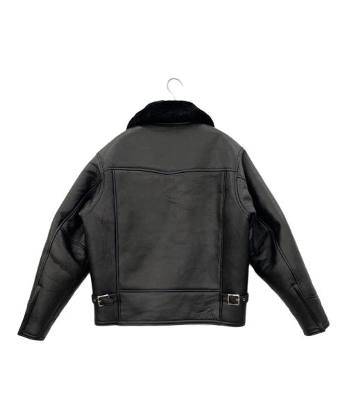 BIG TWIN（ビッグツイン）BIG TWIN (ビッグツイン) ムートンコート ブラック サイズ:40の古着・服飾アイテム