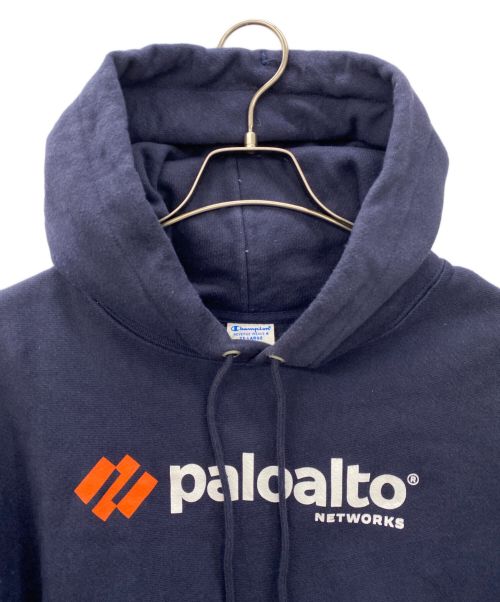 Champion REVERSE WEAVE（チャンピオン リバース ウィーブ）Champion REVERSE WEAVE (チャンピオン リバース ウィーブ) プルオーバーパーカー ネイビー サイズ:2XLの古着・服飾アイテム