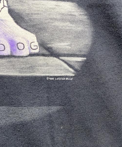 LIQUID BLUE（リキッドブルー）LIQUID BLUE (リキッドブルー) 90‘SグラフィックTシャツ ブラック×パープル サイズ:XXLの古着・服飾アイテム