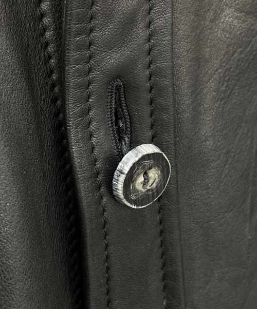 RED MOON（レッドムーン）RED MOON (レッドムーン) レザージャケット ブラック サイズ:42の古着・服飾アイテム