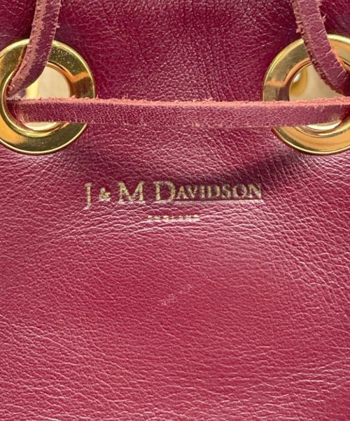 J&M DAVIDSON（ジェイ＆エム デヴィッドソン）J&M DAVIDSON (ジェイ＆エム デヴィッドソン) フリンジバッグ ボルドーの古着・服飾アイテム