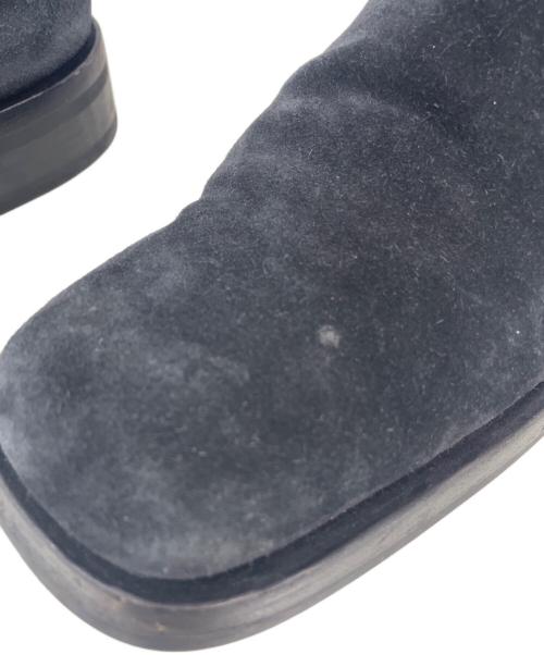 GUCCI（グッチ）GUCCI (グッチ) スクエアトゥーブーツ ブラック サイズ:26.5の古着・服飾アイテム