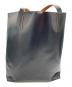 MARNI (マルニ) Tribecaショッピングバッグ ブラック×グリーン：15000円