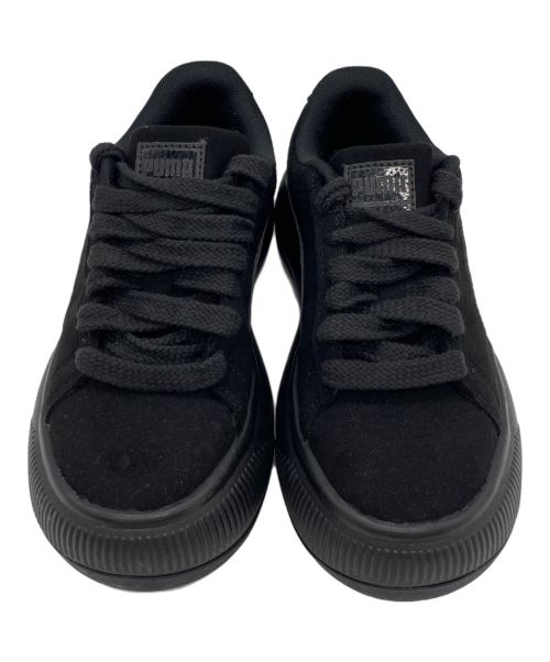 PUMA（プーマ）PUMA (プーマ) PUMA ウィメンズ PUMA x EMODA スウェード マユ スニーカー ブラック サイズ:22の古着・服飾アイテム