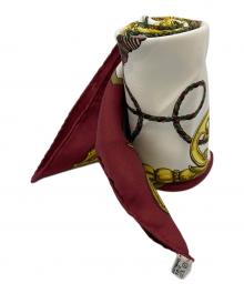 HERMES（エルメス）の古着「シルクスカーフ」｜ワインレッド