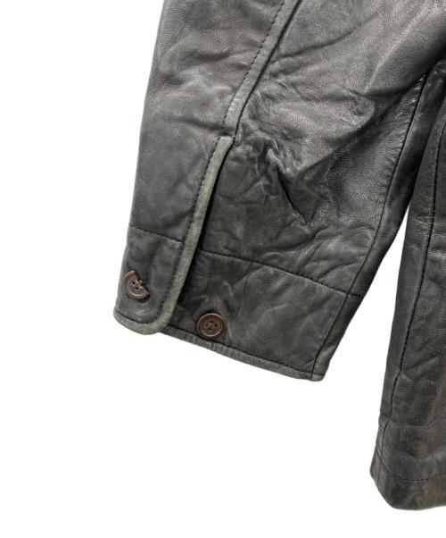 NAUTICA（ノーティカ）NAUTICA (ノーティカ) レザージャケット ブラック サイズ:44の古着・服飾アイテム