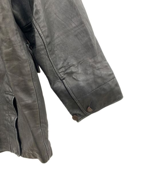 NAUTICA（ノーティカ）NAUTICA (ノーティカ) レザージャケット ブラック サイズ:44の古着・服飾アイテム