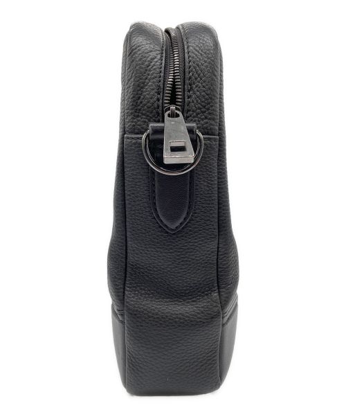 BOSS HUGO BOSS（ボス ヒューゴボス）BOSS HUGO BOSS (ボス ヒューゴボス) レザーブリーフバッグ ブラックの古着・服飾アイテム