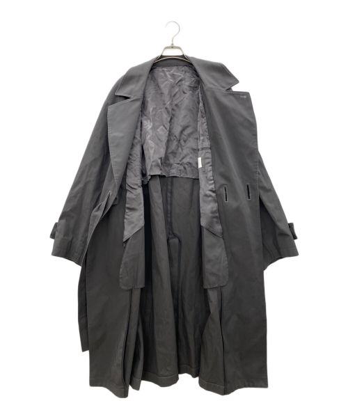 stein（シュタイン）stein (シュタイン) OVERSIZED LESS COAT（オーバーサイズレスコート） グレー サイズ:Ｓの古着・服飾アイテム