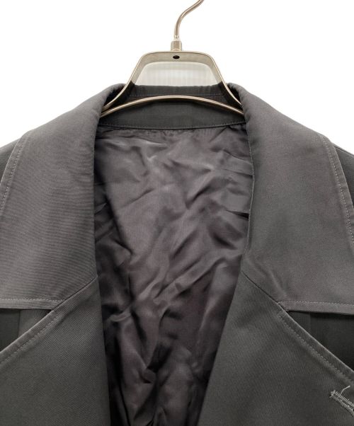 stein（シュタイン）stein (シュタイン) OVERSIZED LESS COAT（オーバーサイズレスコート） グレー サイズ:Ｓの古着・服飾アイテム