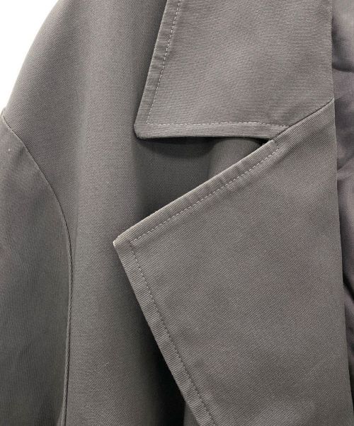 stein（シュタイン）stein (シュタイン) OVERSIZED LESS COAT（オーバーサイズレスコート） グレー サイズ:Ｓの古着・服飾アイテム