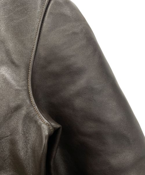 TOYS MCCOY（トイズマッコイ）TOYS MCCOY (トイズマッコイ) H.OKAMOTO A-2 レザージャケット ブラウン サイズ:44の古着・服飾アイテム