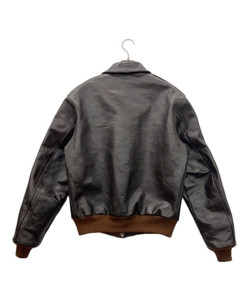 TOYS MCCOY（トイズマッコイ）TOYS MCCOY (トイズマッコイ) H.OKAMOTO A-2 レザージャケット ブラウン サイズ:44の古着・服飾アイテム