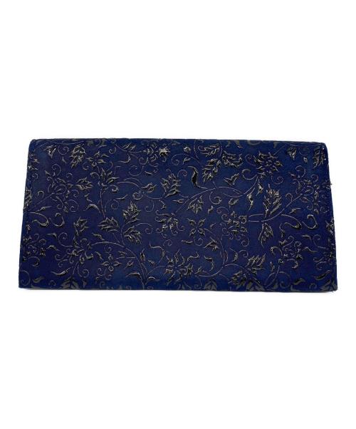 印傳屋（インデンヤ）印傳屋 (インデンヤ) 札入れ ネイビーの古着・服飾アイテム