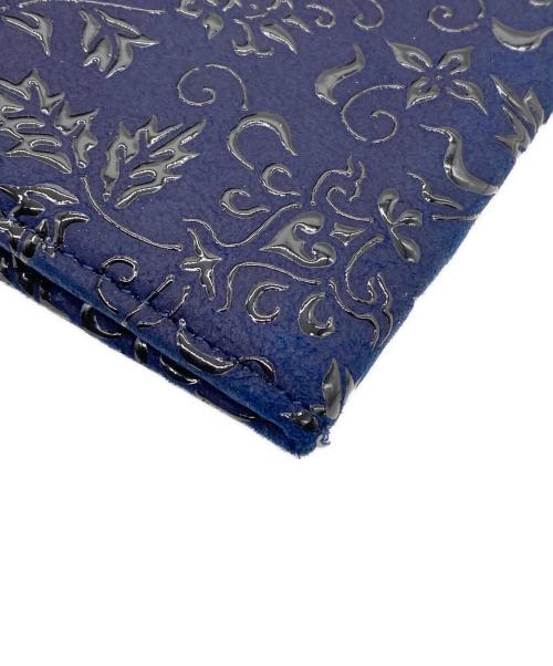 印傳屋（インデンヤ）印傳屋 (インデンヤ) 札入れ ネイビーの古着・服飾アイテム