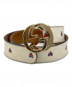 GUCCIグッチ）の古着「ベルト」｜アイボリー
