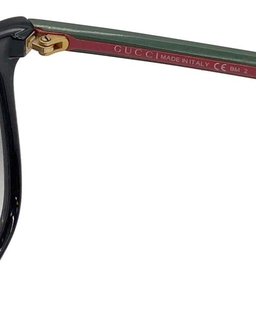 GUCCI（グッチ）GUCCI (グッチ) サングラス シェリーデザイン ブラック サイズ:51NYR 57□16の古着・服飾アイテム