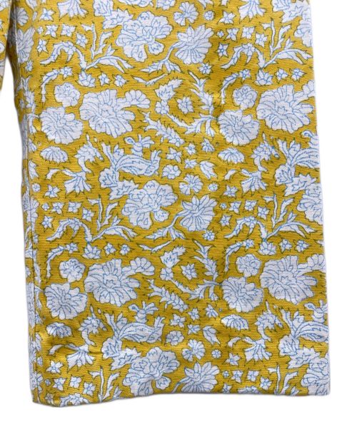 SZ Blockprints（エスゼットブロックプリント）SZ Blockprints (エスゼットブロックプリント) Ron Herman (ロンハーマン) ディスコパンツ イエロー サイズ:Sの古着・服飾アイテム