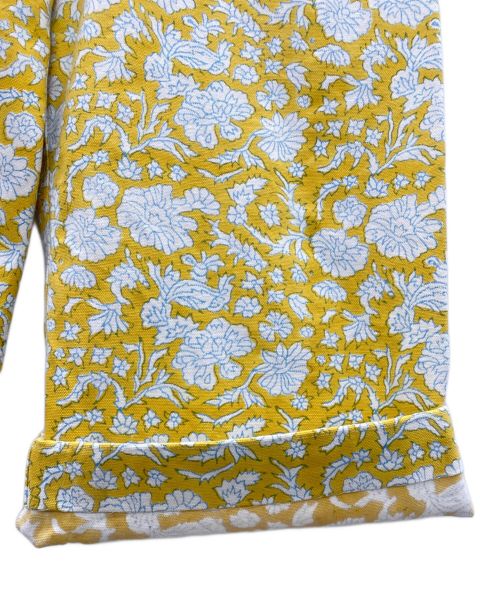 SZ Blockprints（エスゼットブロックプリント）SZ Blockprints (エスゼットブロックプリント) Ron Herman (ロンハーマン) ディスコパンツ イエロー サイズ:Sの古着・服飾アイテム