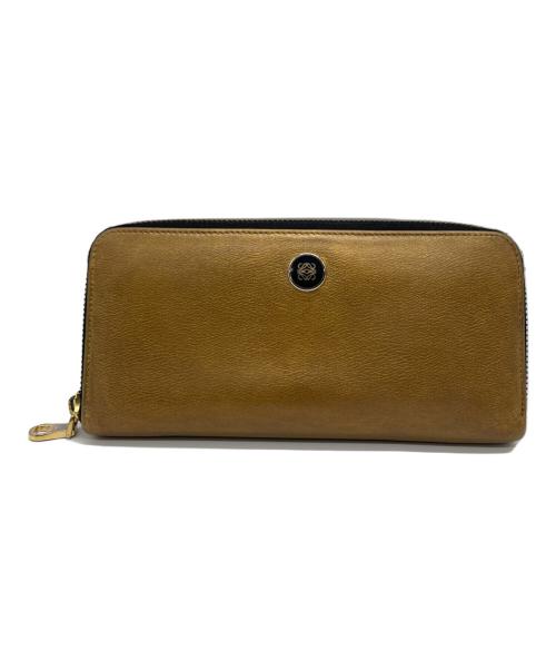 LOEWE（ロエベ）LOEWE (ロエベ) 長財布 アナグラム ゴールドの古着・服飾アイテム