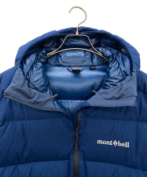 mont-bell（モンベル）mont-bell (モンベル) Permafrost Light Down Parka（パーマフロスト ライトダウンパーカ） ブルー サイズ:Ｌの古着・服飾アイテム