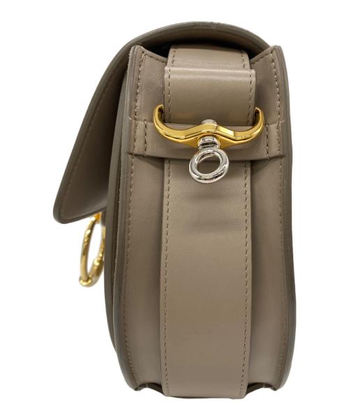 Chloe（クロエ）Chloe (クロエ) シャイニー＆スエードレザー製Tessスモールバッグ ベージュの古着・服飾アイテム