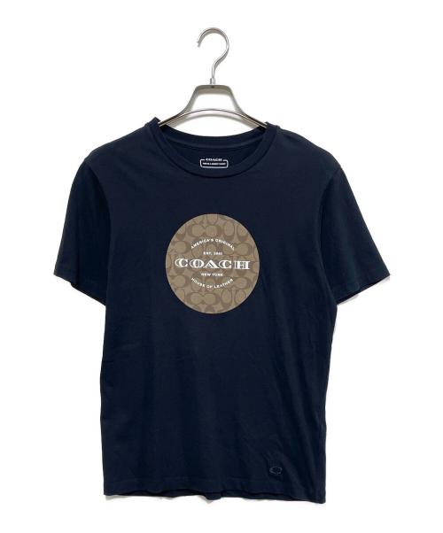 COACH（コーチ）COACH (コーチ) シグネチャーＴシャツ ブラック サイズ:Sの古着・服飾アイテム