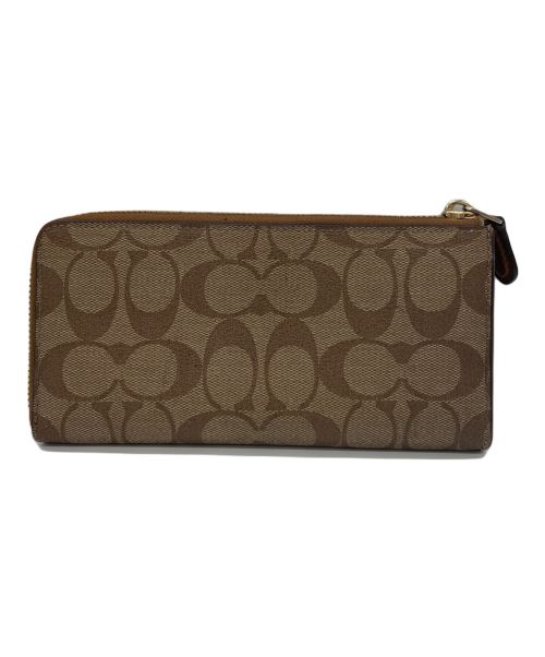 COACH（コーチ）COACH (コーチ) 長財布 ブラウンの古着・服飾アイテム