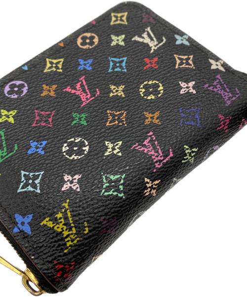 LOUIS VUITTON（ルイ ヴィトン）LOUIS VUITTON (ルイ ヴィトン) モノグラム・マルチカラー ジッピーコインパース ブラックの古着・服飾アイテム