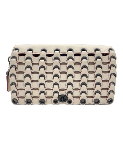 COACH（コーチ）COACH (コーチ) ディンキーリングショルダーバッグ ホワイトの古着・服飾アイテム